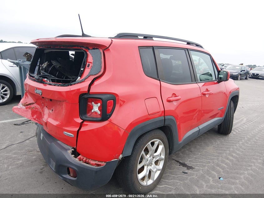 Vin: zaccjabbxjph91342, lot: 46411147, jeep renegade latitude fwd 20184