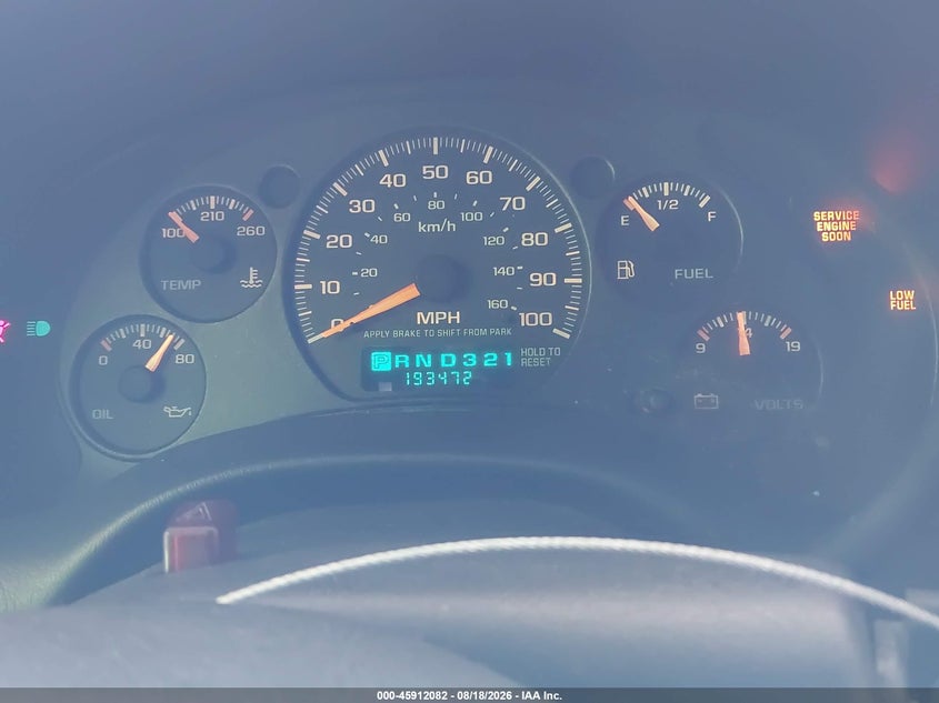2000 CHEVROLET S-10 PICKUP PICKUP 2.2L I-4 120HP