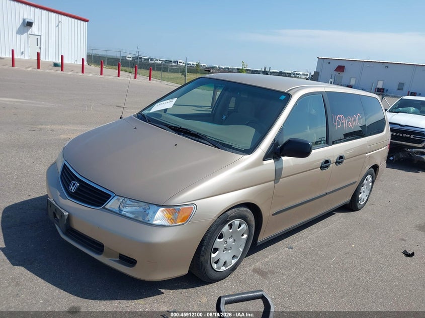 2001 Honda Odyssey, Обычный износ, IAAI, VIN 2HKRL18591H596735 — фото 2