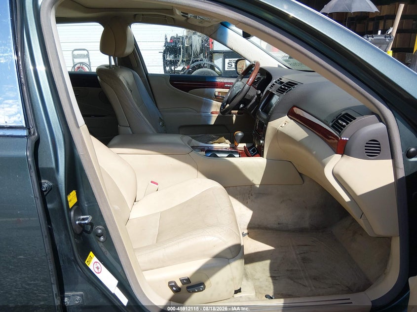 LEXUS LS 460 2007 VIN JTHGL46F675017857