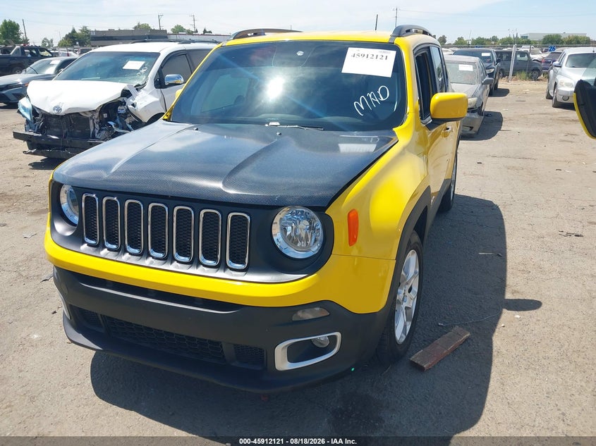 2018 Jeep Renegade, Normal Wear & Tear, IAAI, VIN ZACCJABB2JPJ60257 — photo 2