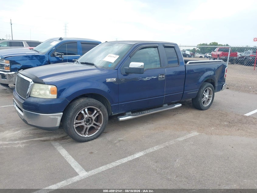 2008 Ford F-150, Left Rear, IAAI, VIN 1FTPX12V88FA93934 — photo 2