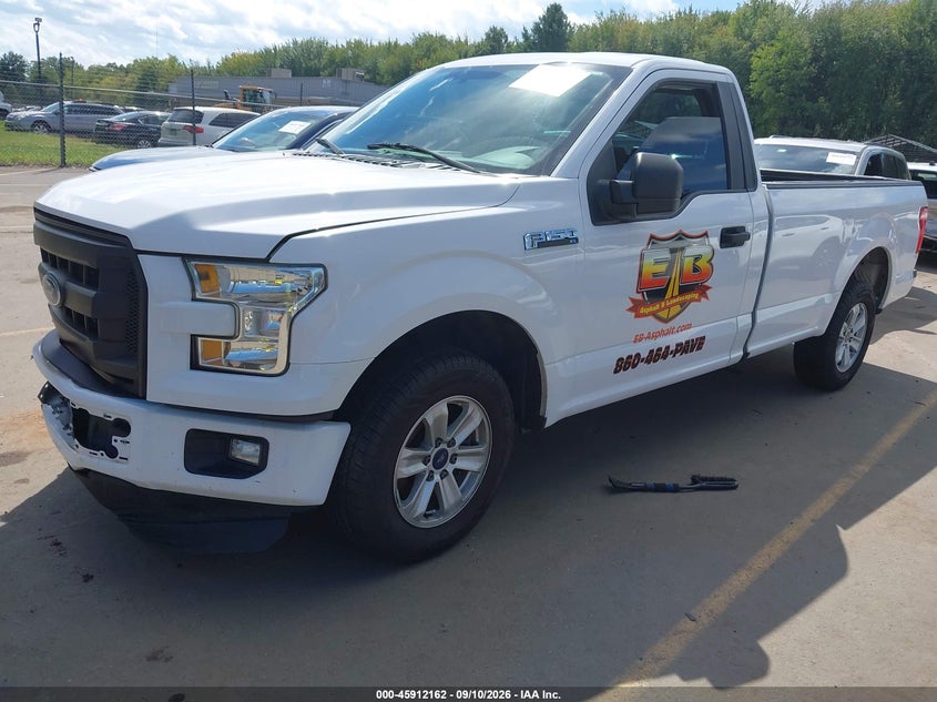 Vin: 1ftmf1cf5gkd95636, lot: 46411230, ford f-150 xl 20162