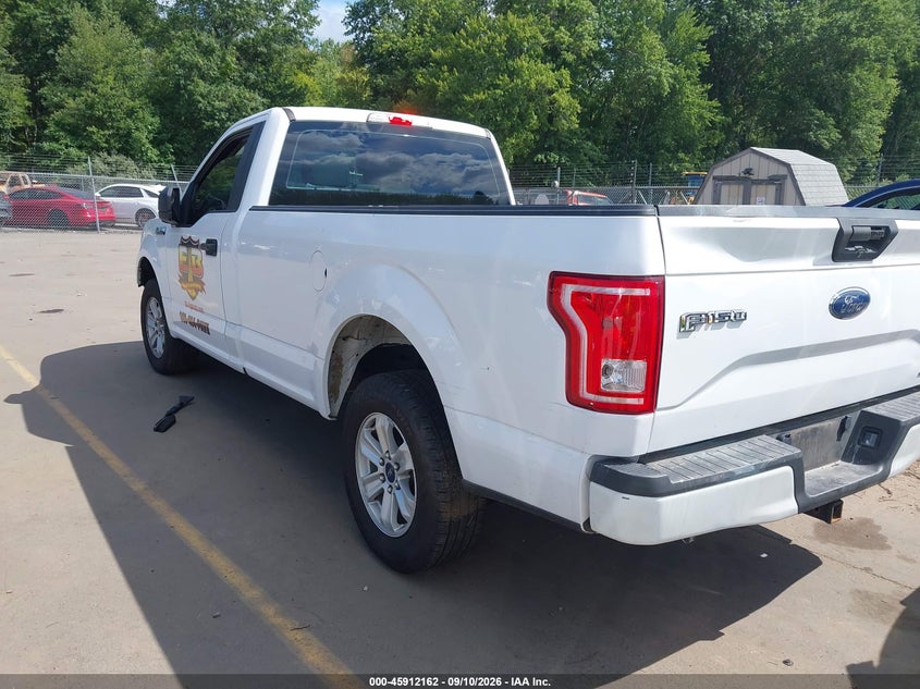Vin: 1ftmf1cf5gkd95636, lot: 46411230, ford f-150 xl 20163