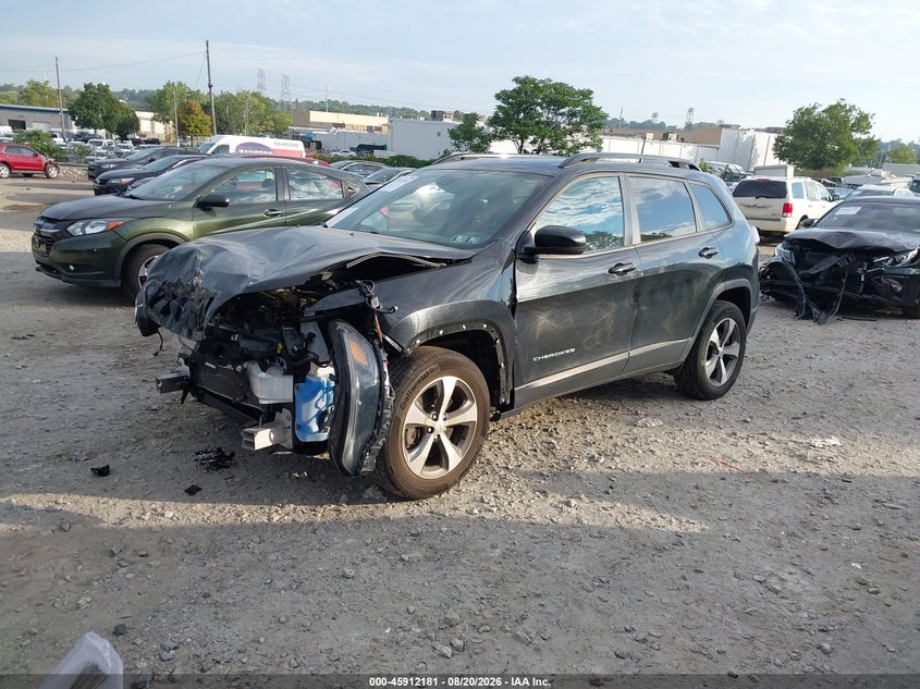 2022 Jeep Cherokee, Front End, IAAI, VIN 1C4PJMDX9ND537878 — photo 2