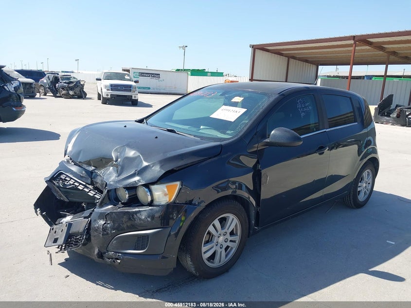 2014 Chevrolet Sonic, Front End, IAAI, VIN 1G1JC6SH9E4162073 — photo 2