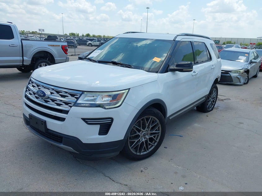 2018 Ford Explorer, Удар сзади, IAAI, VIN 1FM5K7D86JGC43731 — фото 2