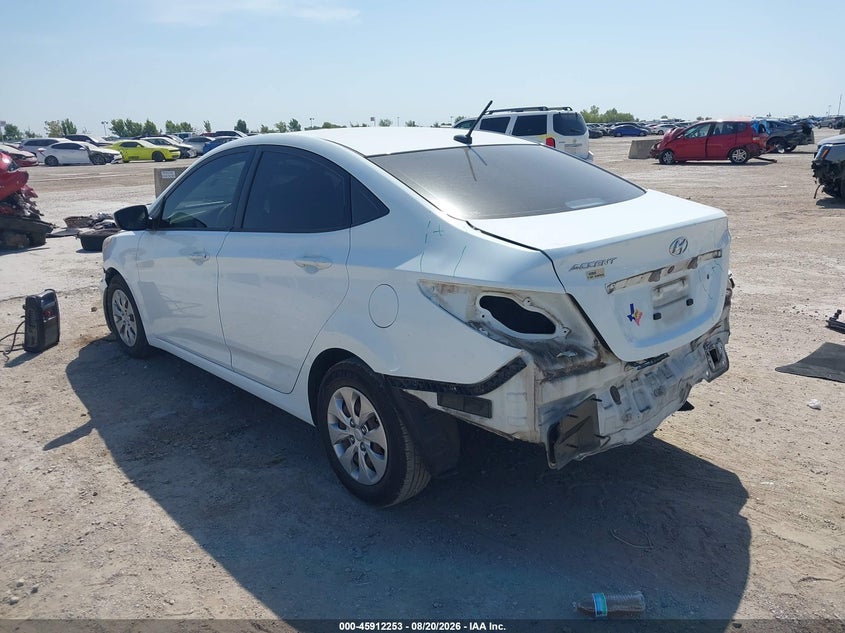 2015 HYUNDAI ACCENT SEDAN 1.6L I-4 DI, DOHC, VVT, 138HP