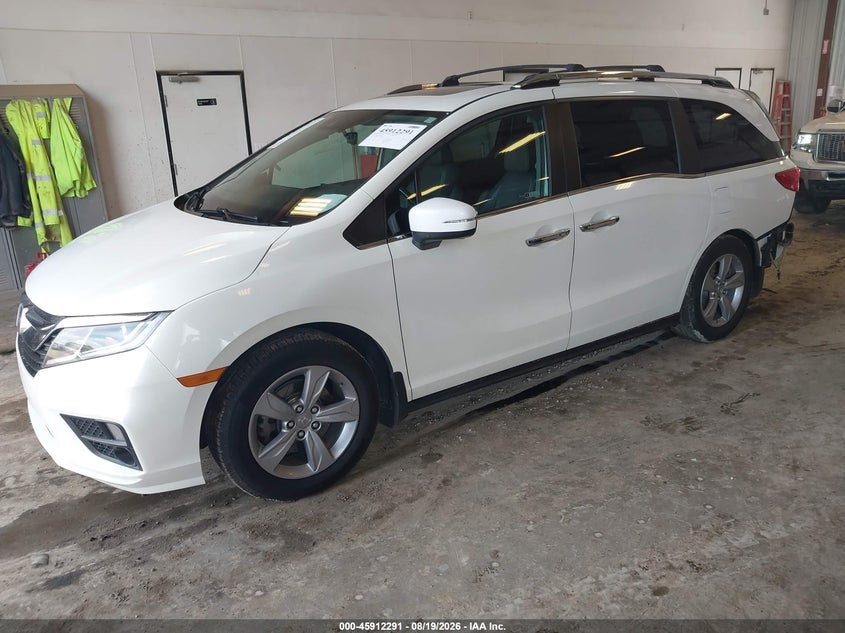 2019 Honda Odyssey, Удар ззаду, IAAI, VIN 5FNRL6H73KB098741 — фото 2
