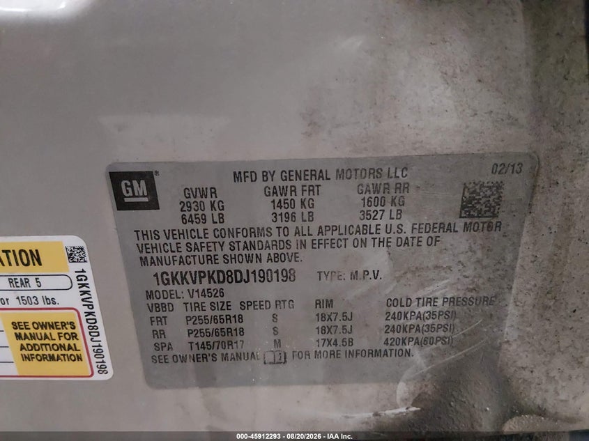 2013 GMC ACADIA SLE-2 · Photo 9