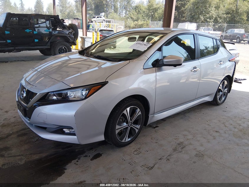 Vin: 1n4az1cv2mc550673, lot: 46411370, nissan leaf sv 40 kwh 20212