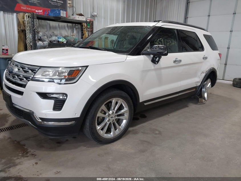 2018 Ford Explorer, Left Rear, IAAI, VIN 1FM5K8F89JGC72014 — photo 2