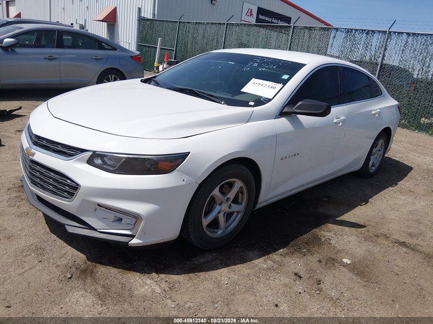 2016 Chevrolet Malibu, Звичайний знос, IAAI, VIN 1G1ZB5STXGF304037 — фото 2