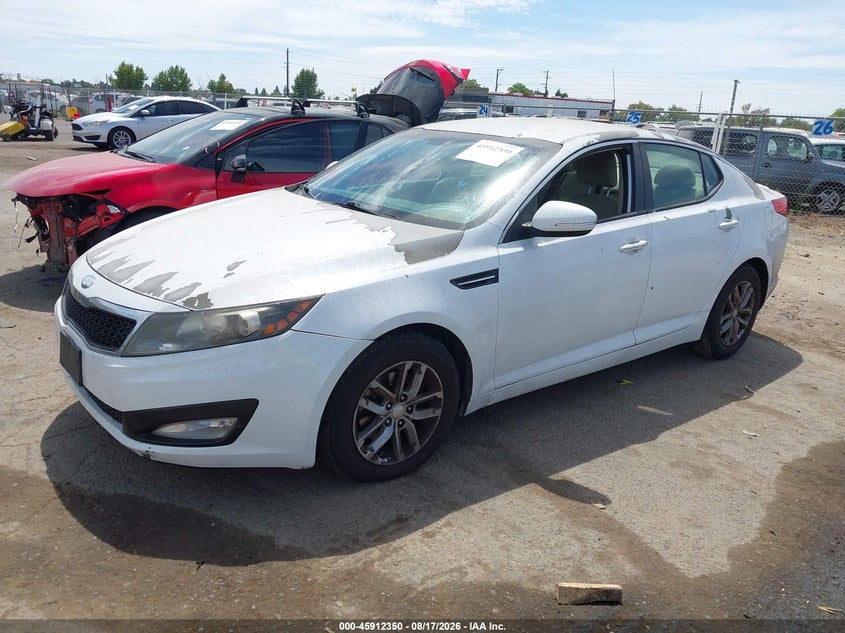2013 Kia Optima, Обычный износ, IAAI, VIN 5XXGM4A73DG154549 — фото 2