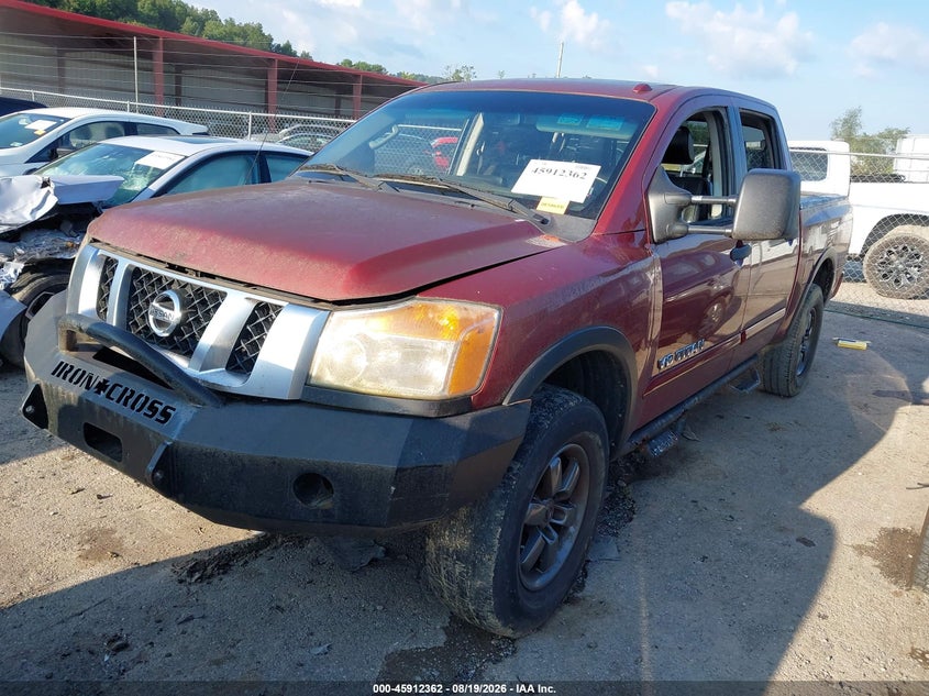 Vin: 1n6aa0ec5fn511958, lot: 46411430, nissan titan pro-4x 20152