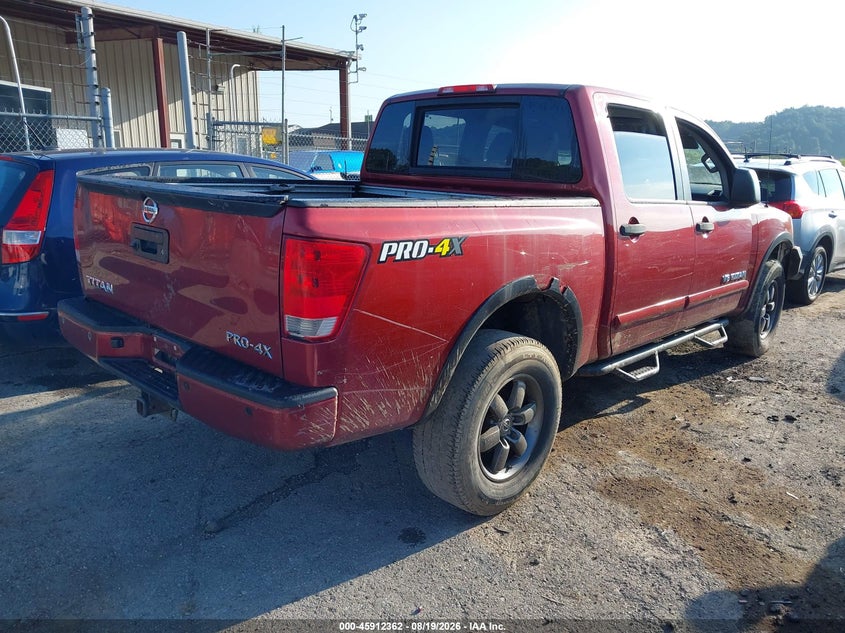 Vin: 1n6aa0ec5fn511958, lot: 46411430, nissan titan pro-4x 20154