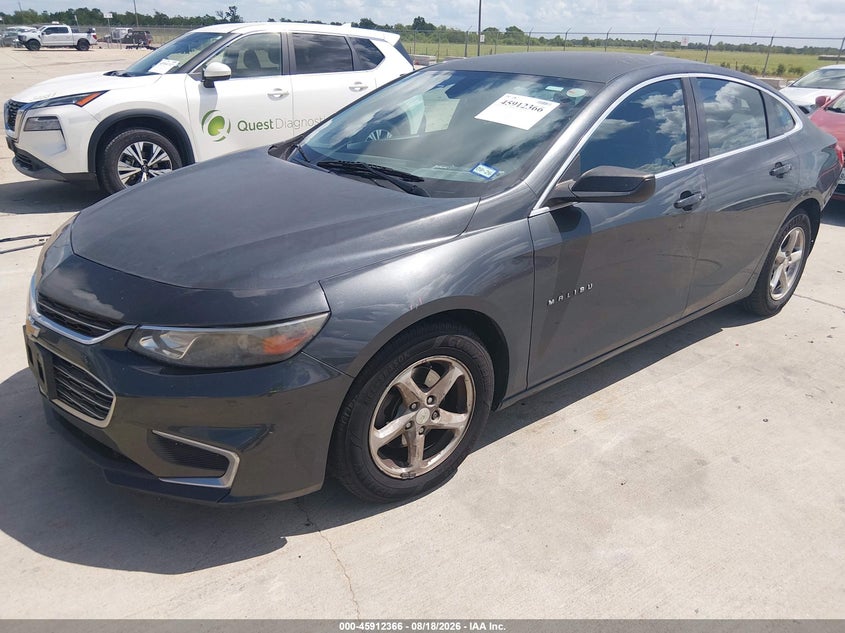 2017 Chevrolet Malibu, Right Rear, IAAI, VIN 1G1ZB5ST7HF227435 — photo 2