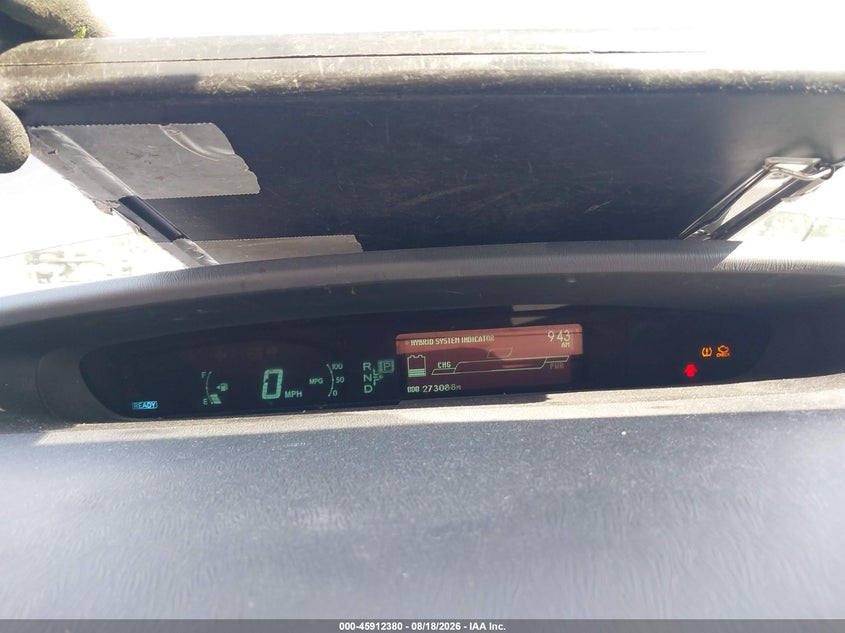 2011 TOYOTA PRIUS HATCHBACK 1.8L I-4 DOHC, VVT, 98HP