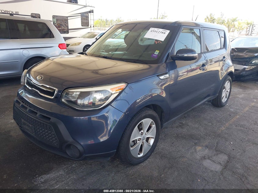 2014 Kia Soul, Right Front, IAAI, VIN KNDJP3A51E7091094 — photo 2