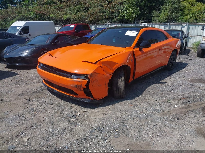 Vin: 2c3cdbck5sr547059, lot: 46411461, dodge charger daytona r/t awd 20252