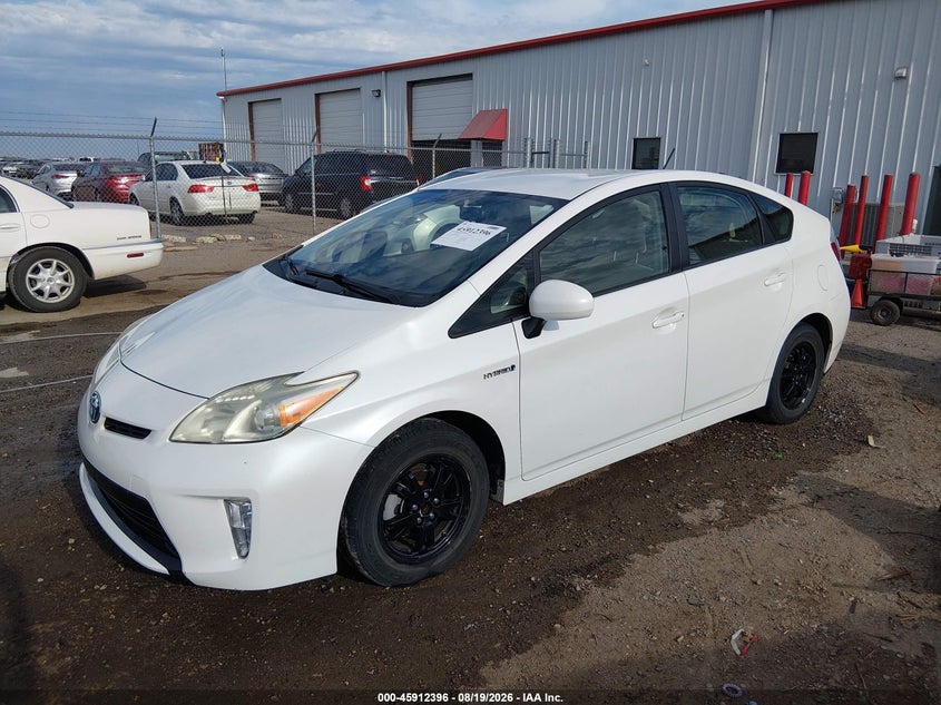 2012 TOYOTA PRIUS auction photo 2