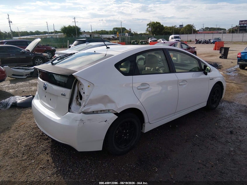 2012 TOYOTA PRIUS auction photo 4