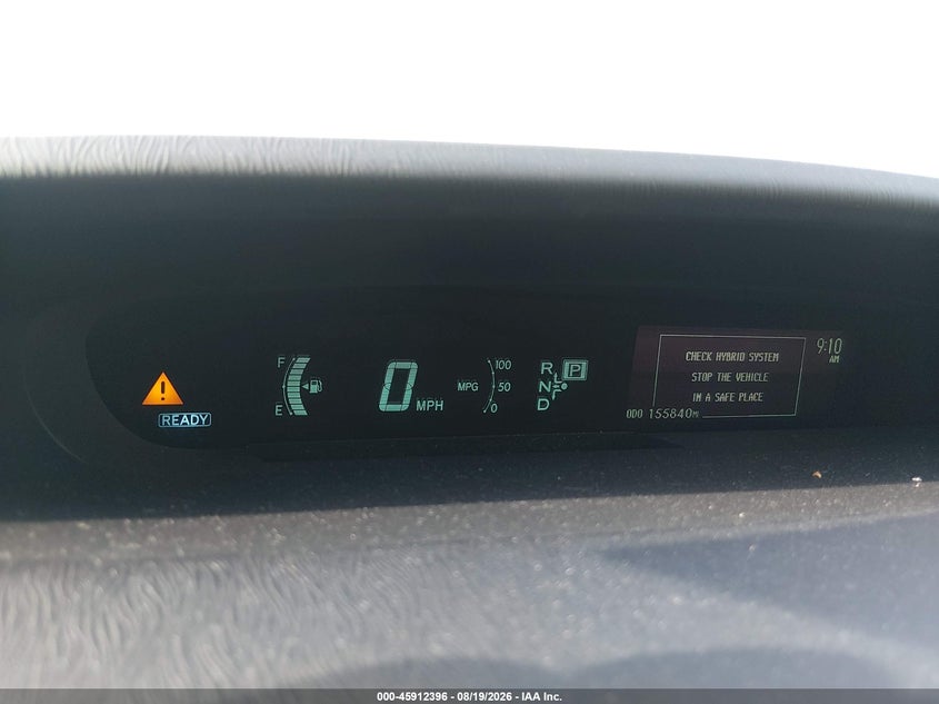 2012 TOYOTA PRIUS auction photo 7
