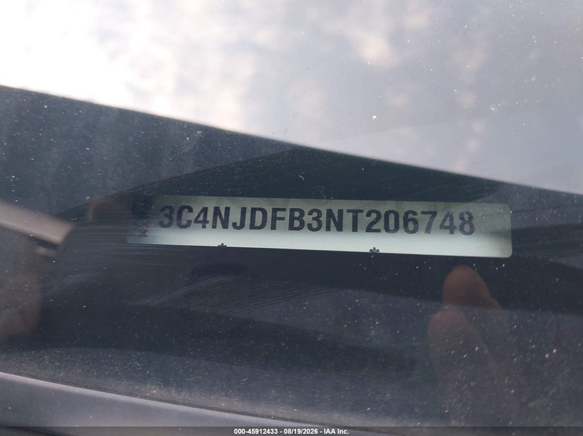 JEEP COMPASS 2022 VIN 3C4NJDFB3NT206748