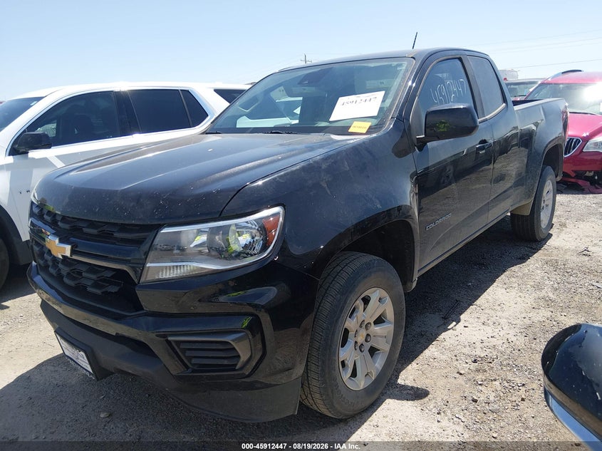 2021 Chevrolet Colorado 2Wd Long Box Lt, Left Side, IAAI, VIN 1GCHSCEA3M1260764 — photo 2