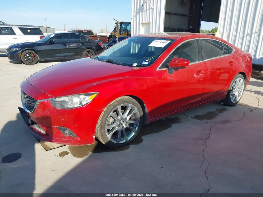 2014 Mazda 6, Right Front, IAAI, VIN JM1GJ1W57E1109416 — photo 2
