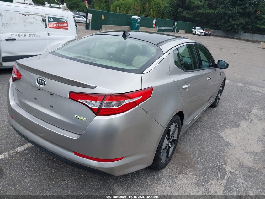 Vin: knagm4ad9c5009683, lot: 46411576, kia optima hybrid ex 20124