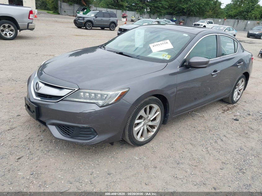 2018 Acura ILX, Rear, IAAI, VIN 19UDE2F78JA006032 — photo 2