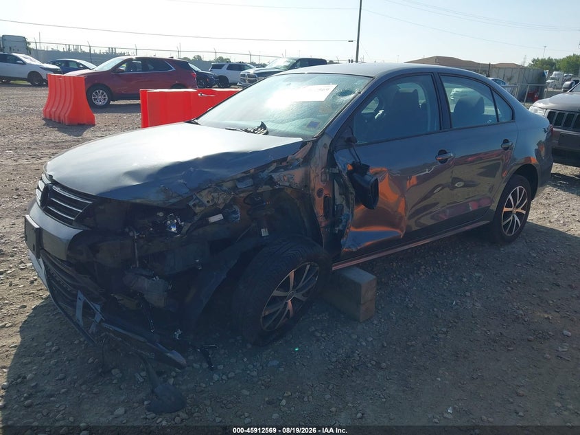 2016 Volkswagen Jetta, Лівий перед, IAAI, VIN 3VWD67AJ4GM389178 — фото 2