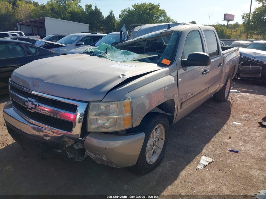 2008 Chevrolet Silverado, Переворот, IAAI, VIN 3GCEK13398G312496 — фото 2