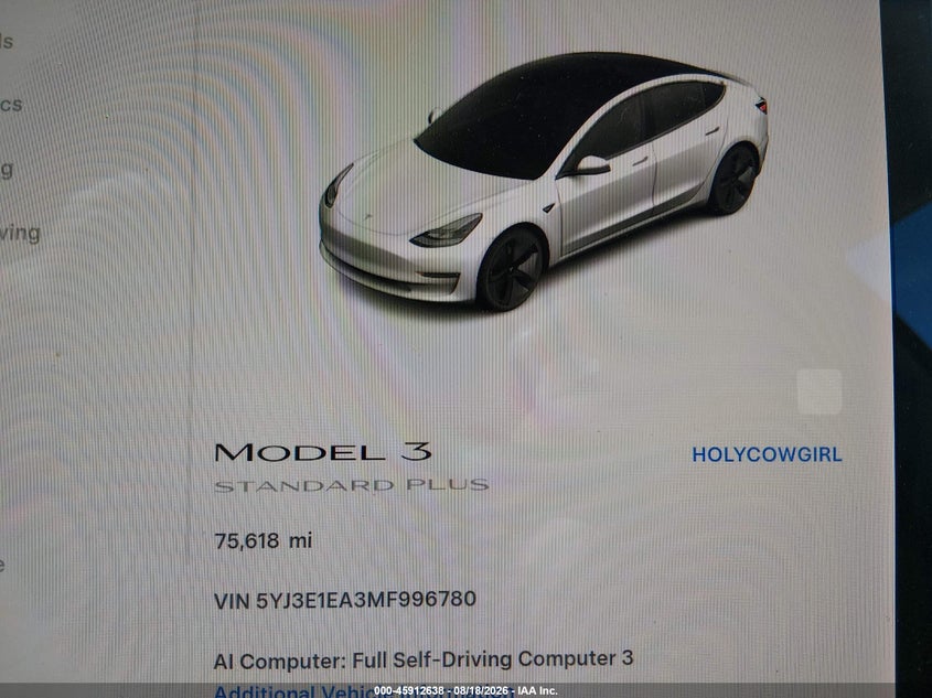 TESLA MODEL 3 - zdjęcie 7