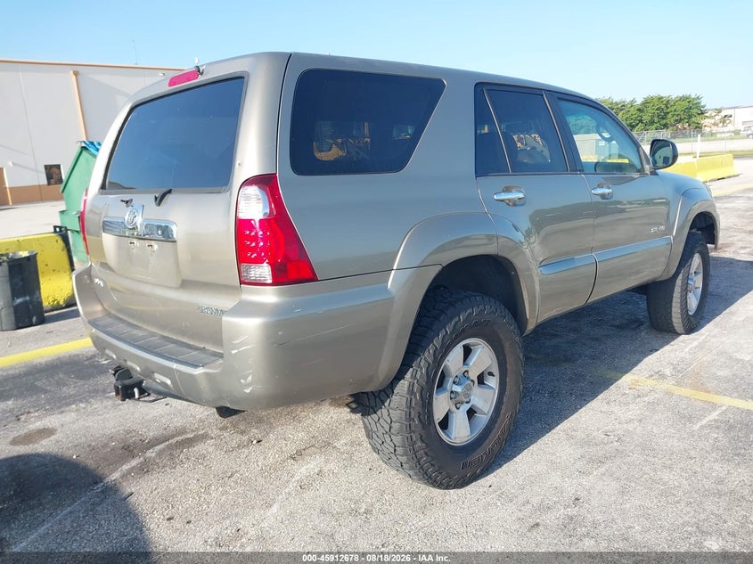2007 TOYOTA 4RUNNER SPORT UTILITY VEHICLE 4.0L V-6 DOHC, VVT, 236HP