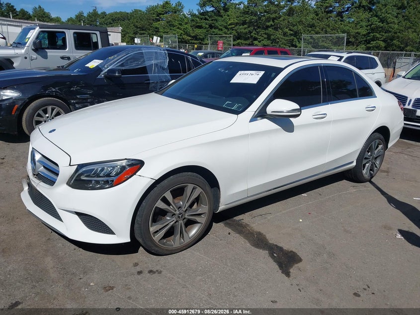 Vin: 55swf8eb4ku315968, lot: 46411747, mercedes-benz c 300 4matic 20192