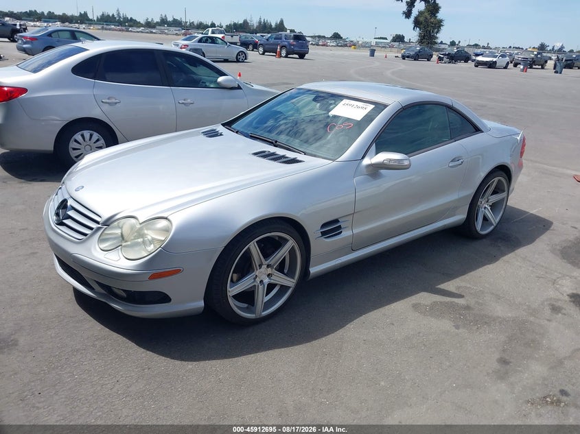 MERCEDES-BENZ SL 500 2005 VIN WDBSK75F45F087350