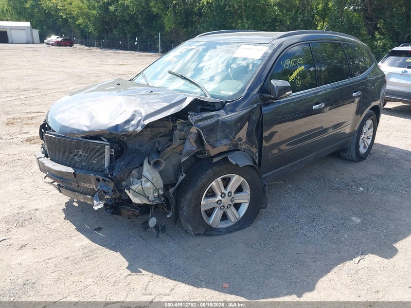 2013 Chevrolet Traverse, Front End, IAAI, VIN 1GNKRJKD8DJ104182 — photo 2