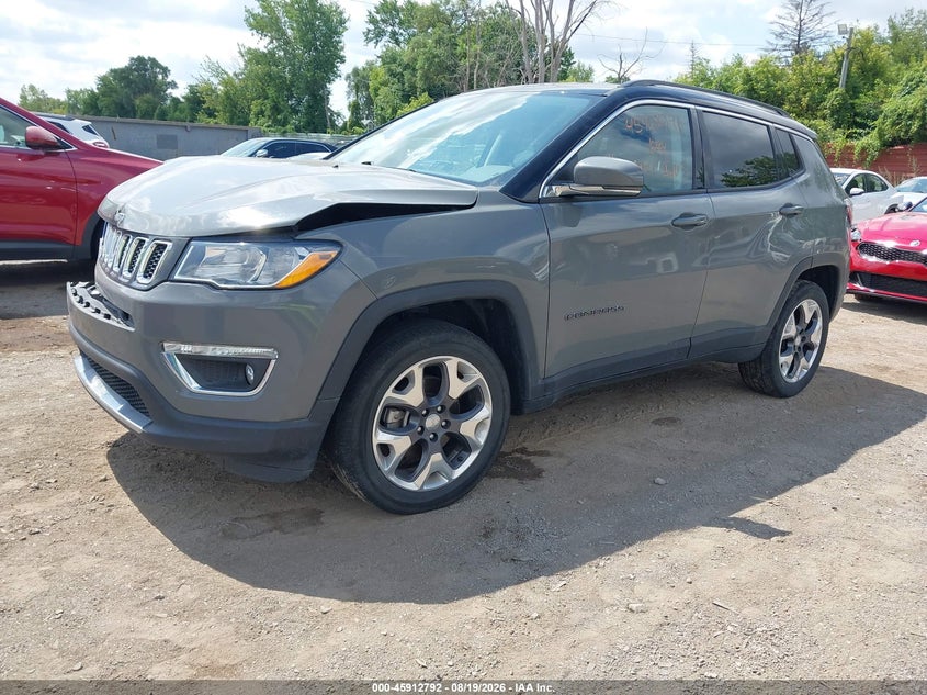 2020 Jeep Compass, Front End, IAAI, VIN 3C4NJDCB4LT227917 — photo 2
