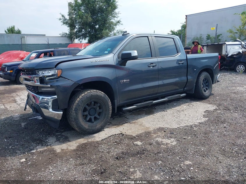 2021 Chevrolet Silverado, Right Rear, IAAI, VIN 3GCPWCED0MG104290 — photo 2