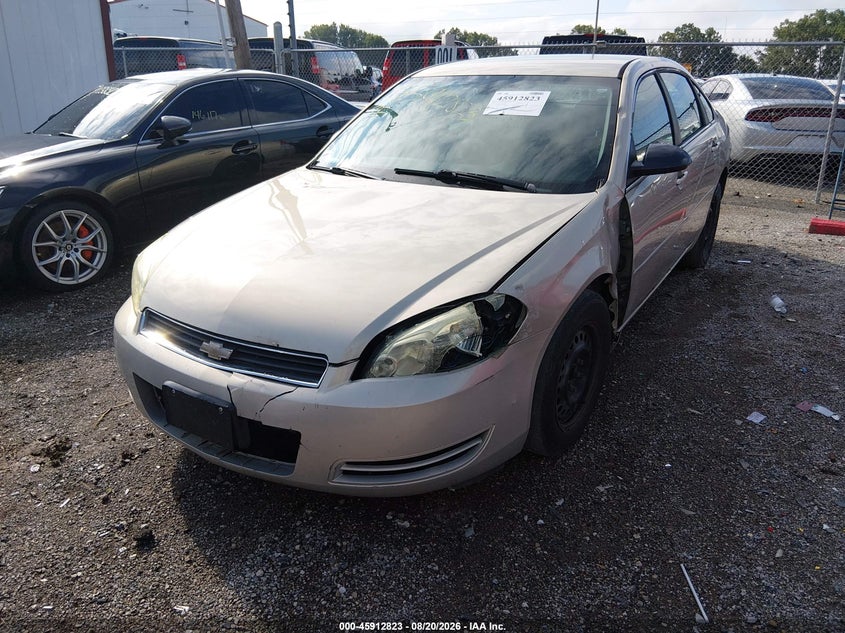 2008 Chevrolet Impala, Front End, IAAI, VIN 2G1WB58N681343518 — photo 2