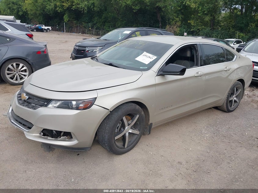 2015 Chevrolet Impala, Left Front, IAAI, VIN 2G11Z5SL9F9115699 — photo 2