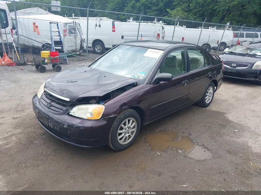 2001 HONDA CIVIC auction photo 2