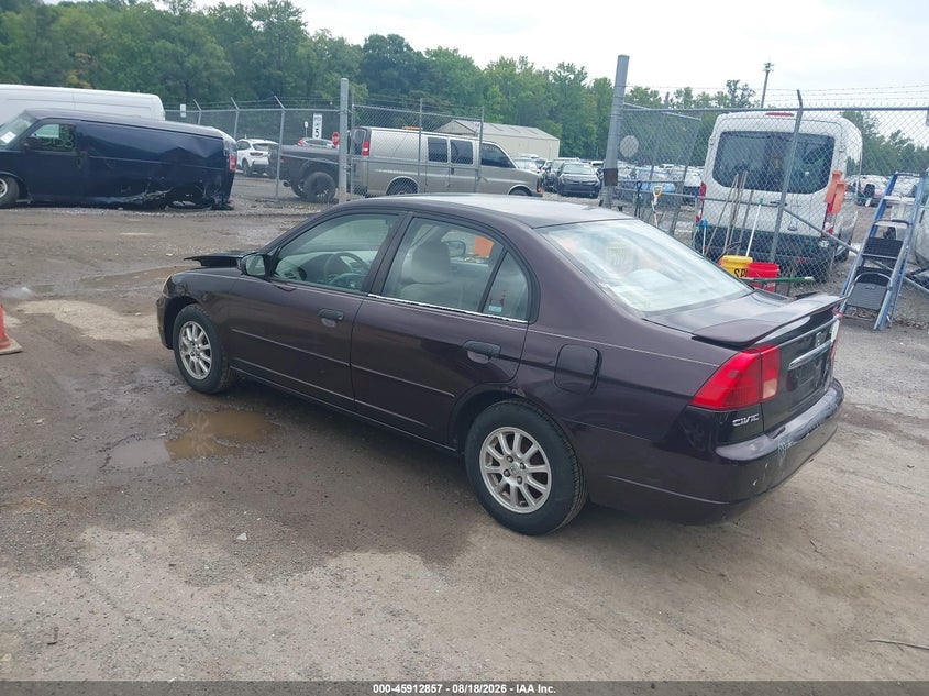 2001 HONDA CIVIC auction photo 3