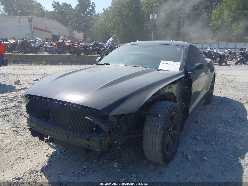 2015 Ford Mustang, Front End, IAAI, VIN 1FA6P8AM2F5429776 — photo 2