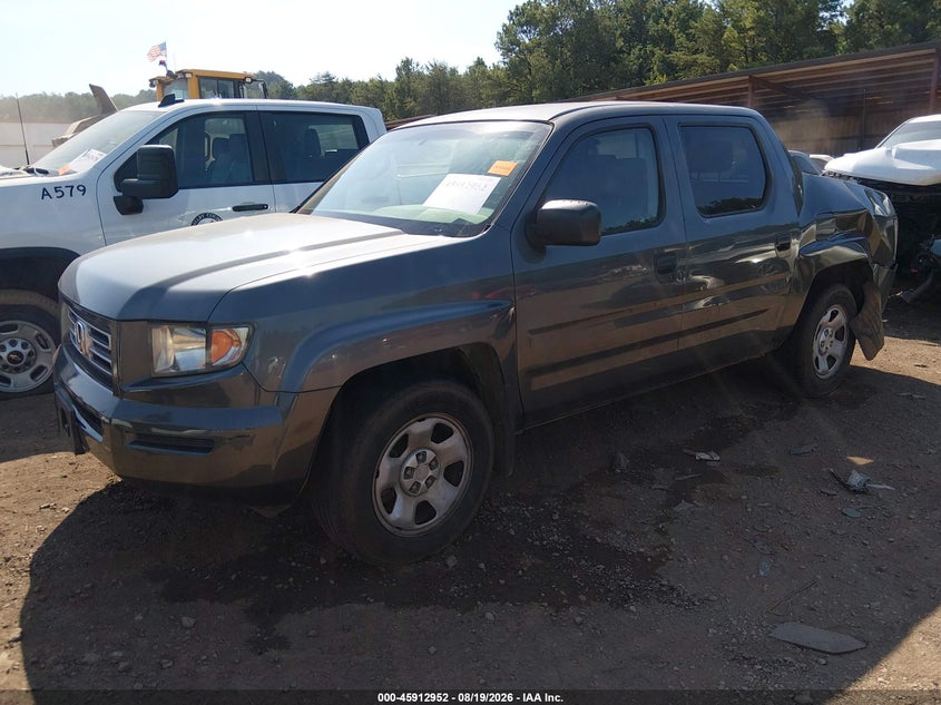 2008 Honda Ridgeline, Удар ззаду, IAAI, VIN 2HJYK16248H503674 — фото 2