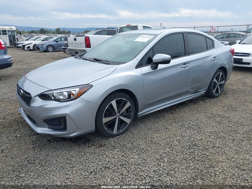 2017 Subaru Impreza, Левый бок, IAAI, VIN 4S3GKAM65H3615635 — фото 2