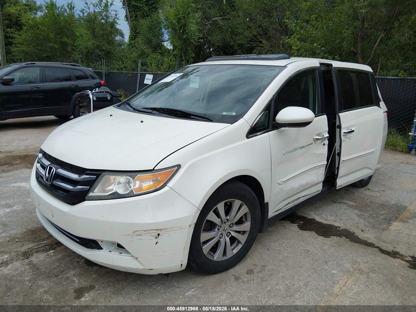 2015 Honda Odyssey, Лівий бік, IAAI, VIN 5FNRL5H6XFB054646 — фото 2