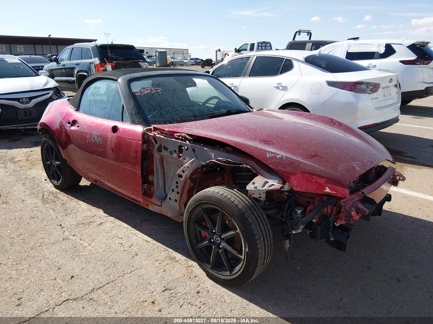 Vin: jm1ndab76r0603364, lot: 46412095, mazda mx-5 miata sport 20241